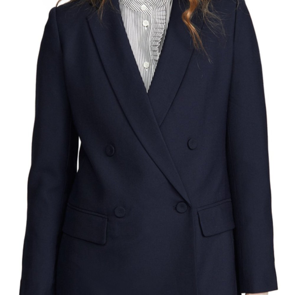 NWT Club Monaco Women's Self Covered Button Blazer 4
